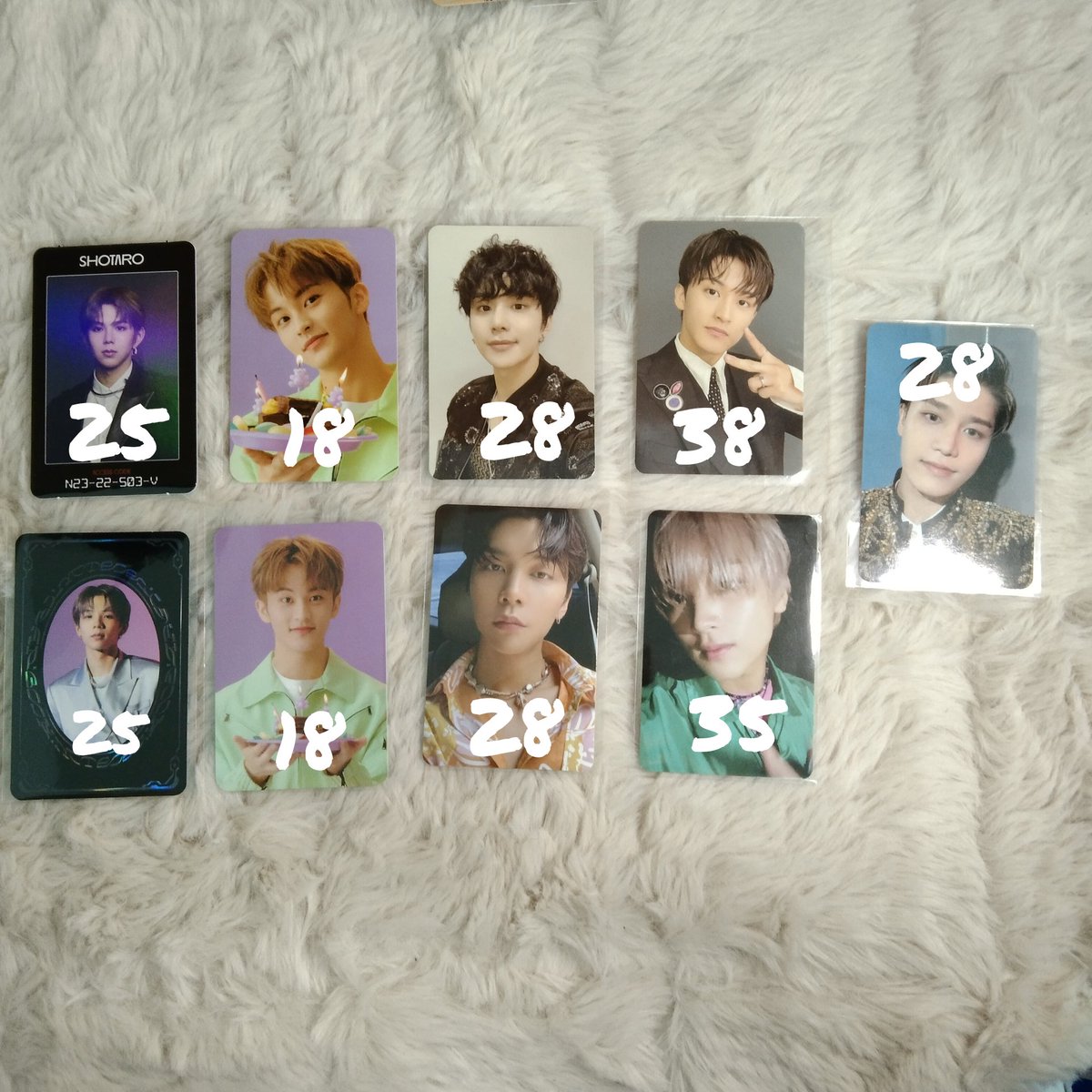 markatologist's tweet photo. HELP RT thankyou!! 
wts nct pc 🇲🇾 selling half of my collection 🤧
▫️price in the pic
▫️ negotiable
▫️exclude postage +6
▫️all in good condition

tags taeil johnny jungwoo mark haechan jaemin shotaro jisung

#pasarNCT #mynctjual https://t.co/fdTGONpNUm