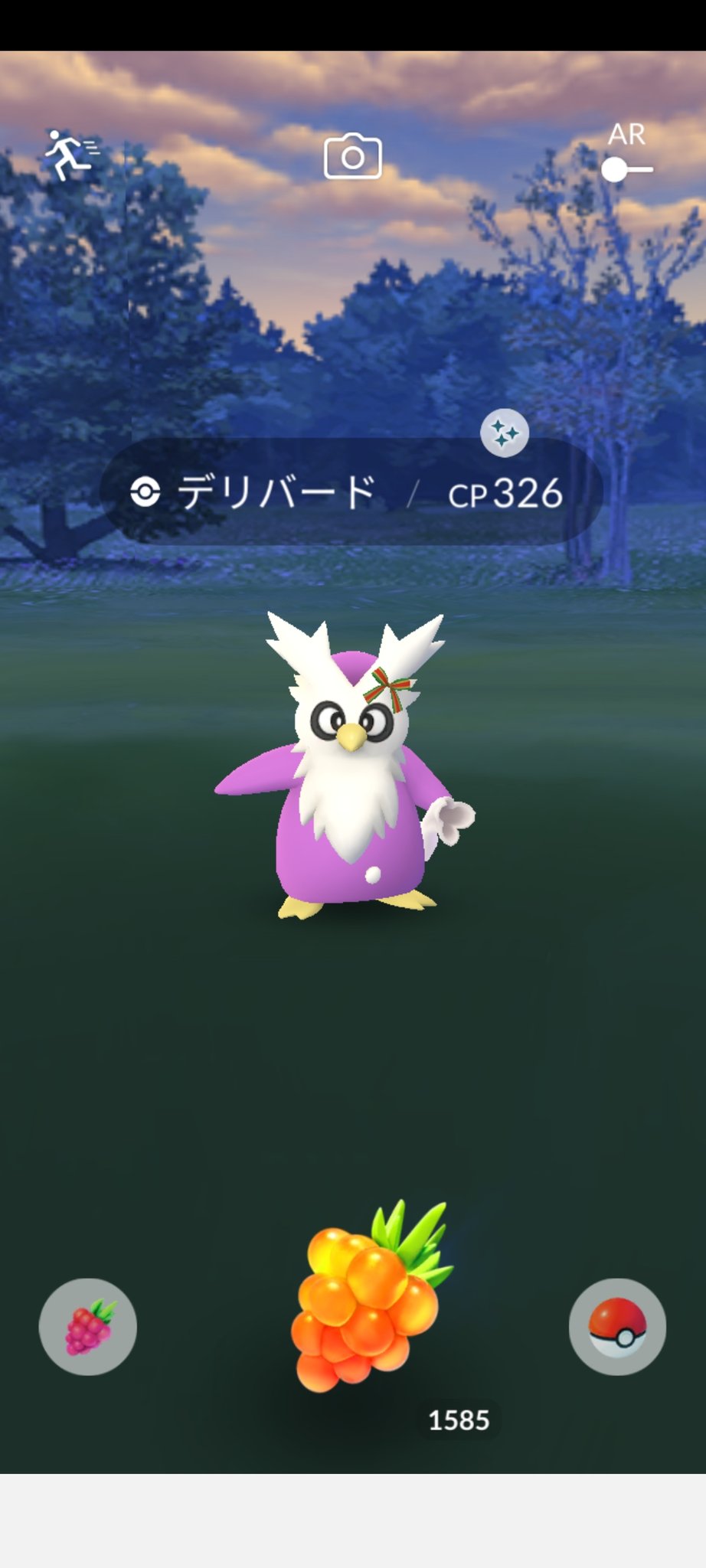 ペンライト 今日は ポケモンgoで色違いのデリバードを捕まえました リボン付きの色違いは持っていなかったので 捕まえられて良かったです T Co Hih70m0idy Twitter