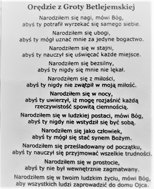 jotwu1's tweet photo. ORĘDZIE Z #GROTY #BETLEJEMSKIEJ https://t.co/321l6vlukJ