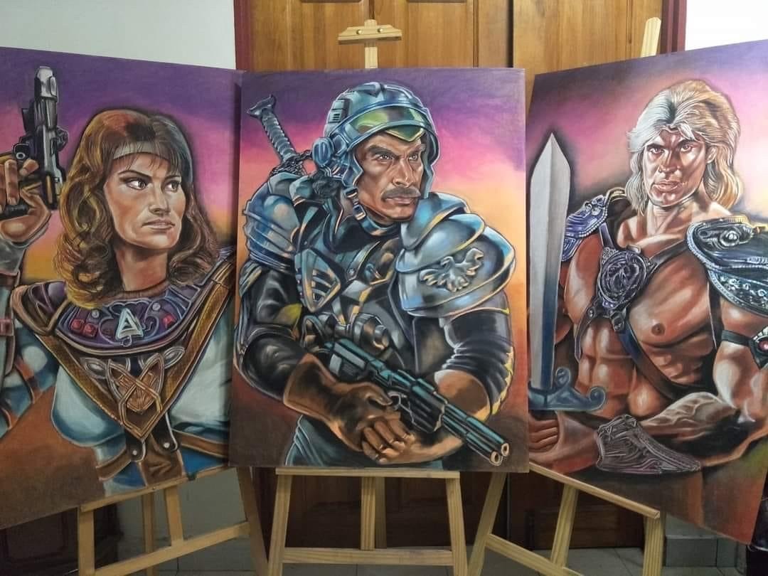 'Masters of the universe'
(1987) #movie #painting #art #dolphlundgren #chelseafield & #joncypher