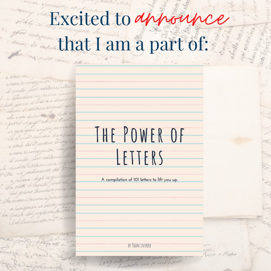 JenLGilmour's tweet photo. Delighted announce that my letter will be included in "The Power of Letters".
⁣
100% of the profits will be donated to The Prince’s Trust. ⁣
⁣
Available to pre-order now at https://t.co/IqxrCIHpGO. Check out @powerofletters1.

(1/2)

#theprincestrust #letters #domesticabuse https://t.co/T5KrTH630l