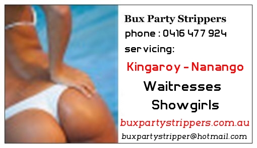 buxpartystrippers.com.au See live stripper girls with the largest selection of strippers to choose from phone 0416477024 Find real strippers in Queensland Strippers including Kingaroy , Gympiem Hervey Bay, Maryborough, Twin Waters, Buderim, Mooloolaba, Yarraman, Dicky Beach.