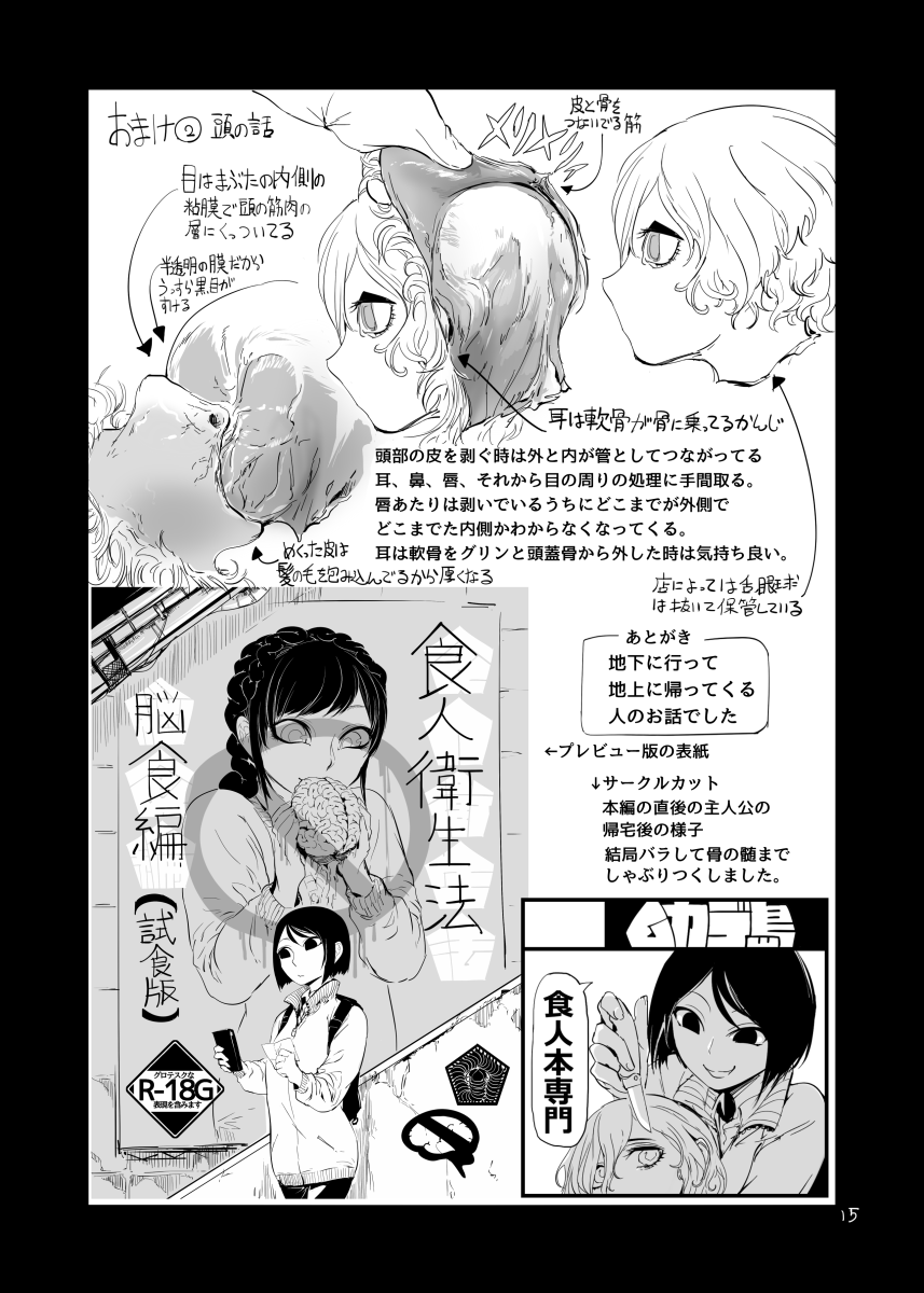 おまけと、この短編が収録されてる漫画
『カニバリズム!』
https://t.co/hZ60N9xBQC 