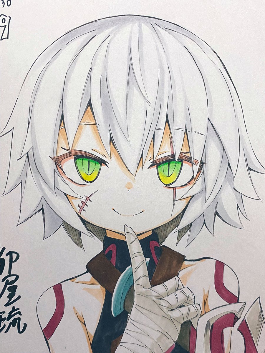 ジャック・ザ・リッパー(Fate) 「色紙2枚出します。 」|都尾琉（みやおりゅう）のイラスト