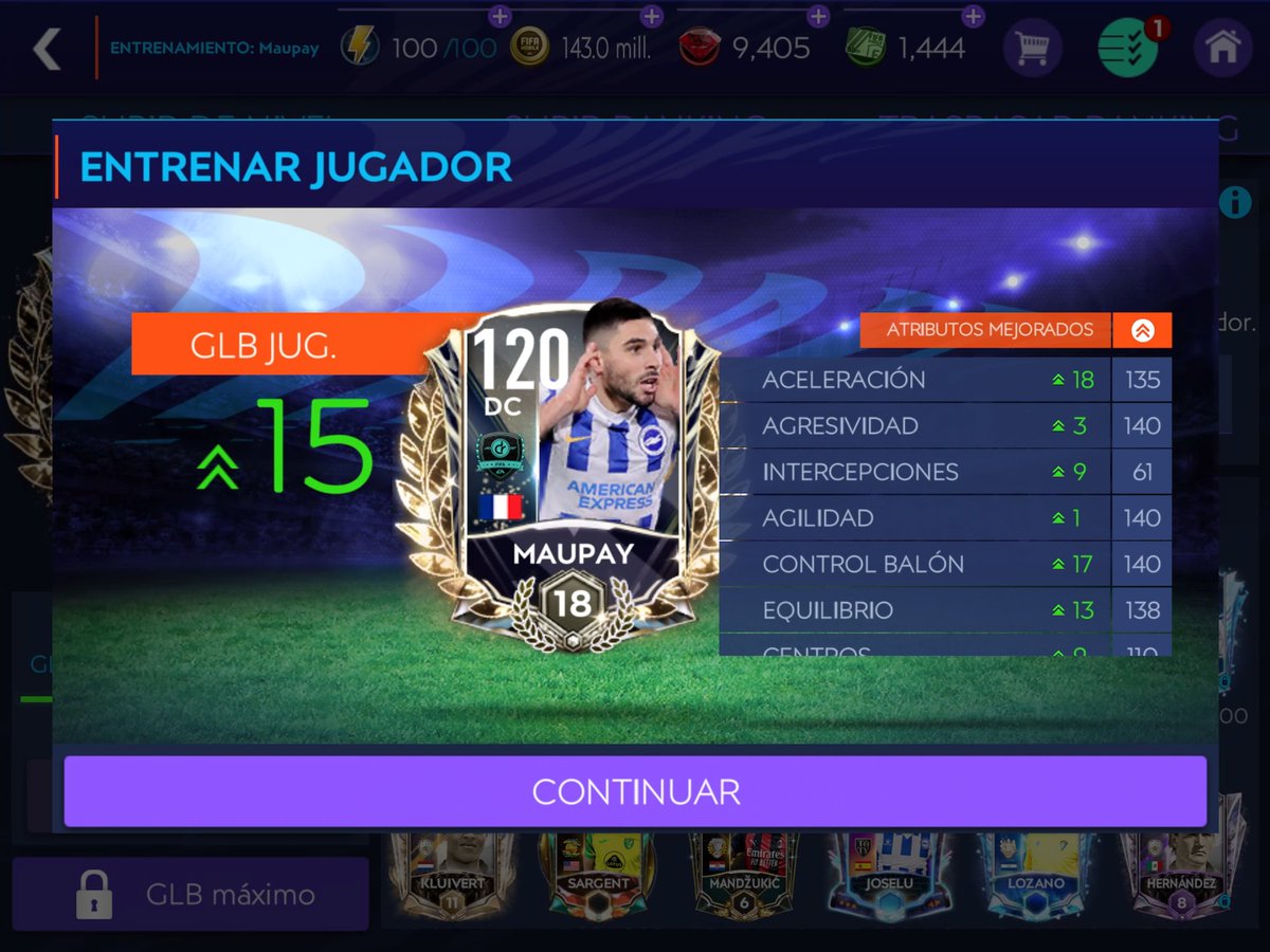 dannofifa's tweet photo. SE VINO MAUPAY 120 🔥🔥🔥🫂

No lo voy a negar, tiene muchísimo mejores stats que el Maupay de Boxing Day, y ese diseño es hermoso 🤑🤑 https://t.co/ShB4KaisQs