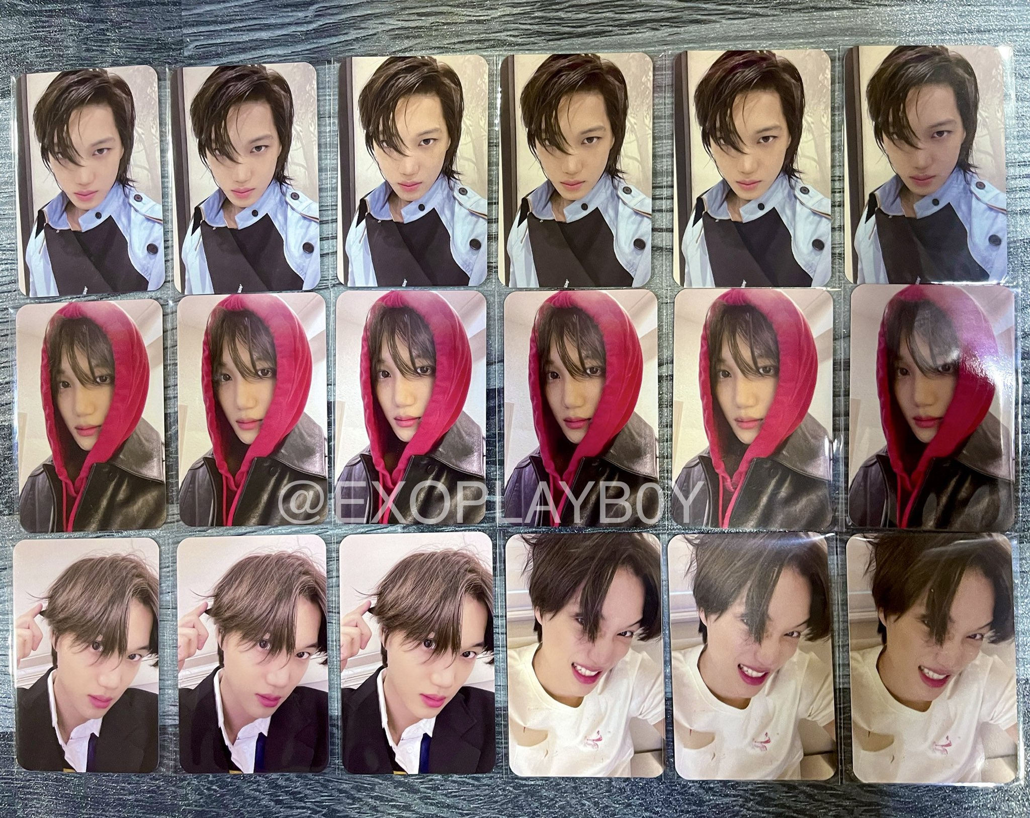 KAI peaches Photocards set of 4 EXO Photocards Kai 2nd 