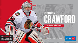 December 31:Happy 37th birthday to ice hockey player,Corey Crawford(\"Chicago Blackhawks\") 