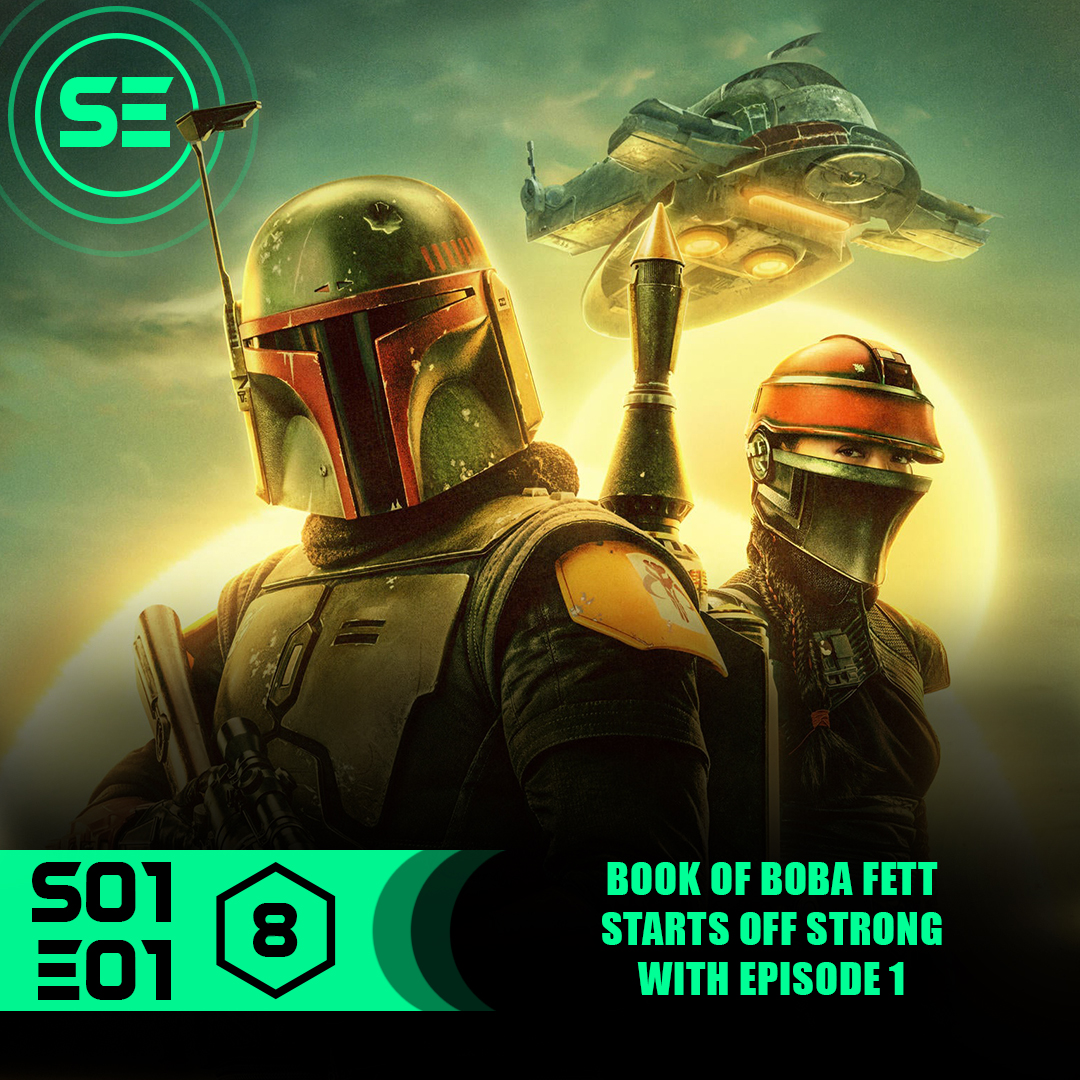 somehowevrythng's tweet photo. And that's an awesome 8/10, what an episode. Cannot wait to see where they take this.

Have to note, the theme song is a badass twist of Star Wars and almost a sort of Viking theme all thrown into a Western blender, and it fits Boba perfectly.
#BookofBobaFett https://t.co/HK0eNqLAiW