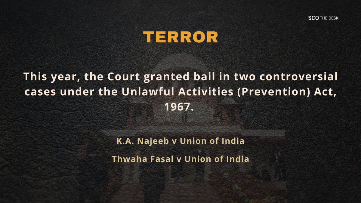 scobserver's tweet photo. https://t.co/d24y251IcN
4/9
#Terror #SCJudgments #SupremeCourtofIndia #SCO #SCObserver #UAPA #UAPAbail #najeeb #ThwahaFasal #sudhabharadwaj #Dissent https://t.co/mg3DG6QJaH