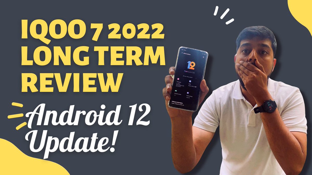 RomGuruji's tweet photo. IQOO 7 2022 Long Term Review - The Final Android 12 Update Review #WEWAN... https://t.co/qWAmbAecmP via @YouTube https://t.co/fygXtsAGjX