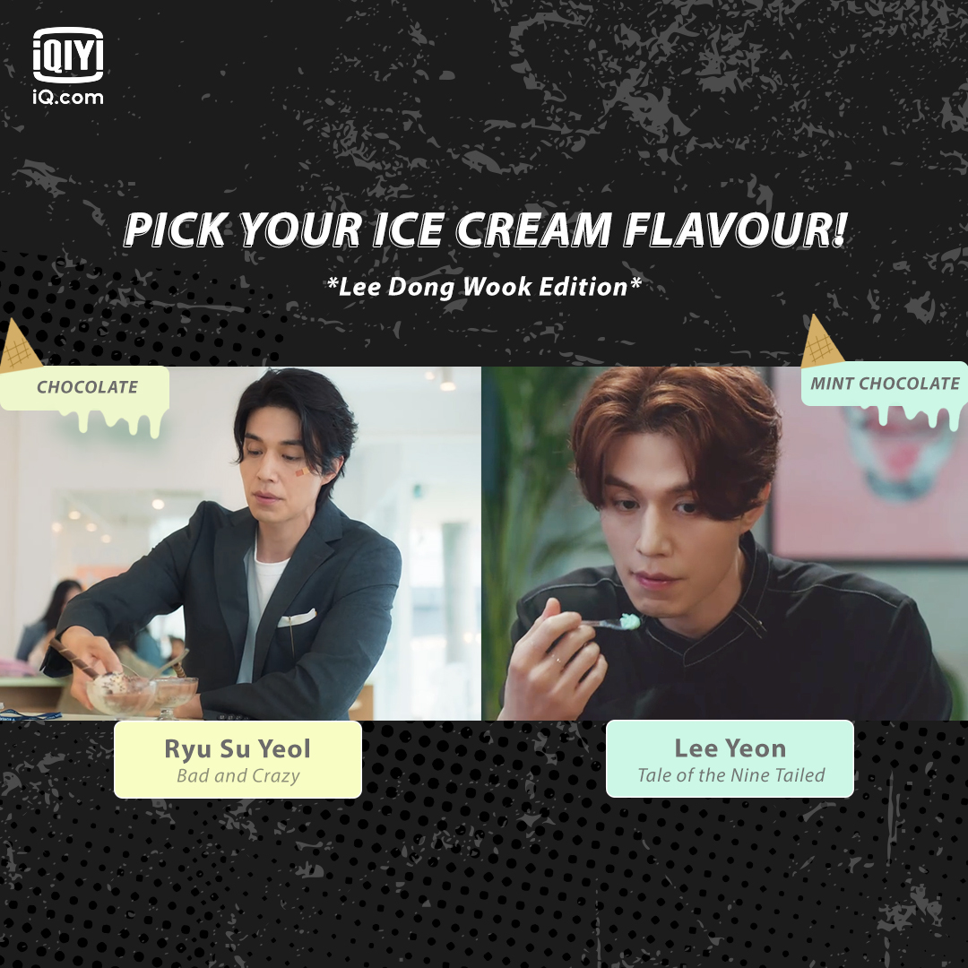 Pili na! RT para sa chocolate ❤️ para sa mint chocolate! 🍨

Catch #BadandCrazy with #LeeDongWook, #WiHaJun, #HanJiEun &amp; #ChaHakYeon! May new ep kada Fri at Sat (9:50 pm) exclusive sa #iQiyiPH app &amp; iQ.com!⛓

👉🏻 App: s.iq.com/264cgH-a2

#iQiyiOriginal
