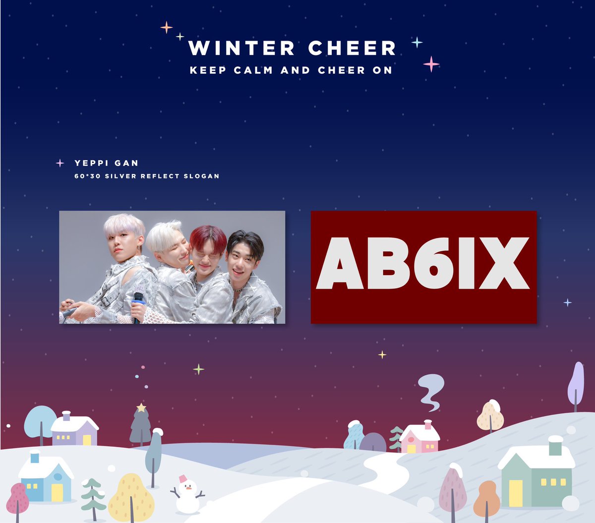 nuestwannaones1's tweet photo. AB6IX-佑鎭推站 epiquewoojin WINTER CHEERING KIT手幅代購

#AB6IX
#許願開團
🇹🇼G.O
#站姐同意授權
#已成團
站姐推特: @epiquewoojin
▫️匯款及購買期限：01/04 12：00
詳細內容請參考FB專頁連結🔗
https://t.co/nMM6oqniWw https://t.co/gCDrpPUvjR