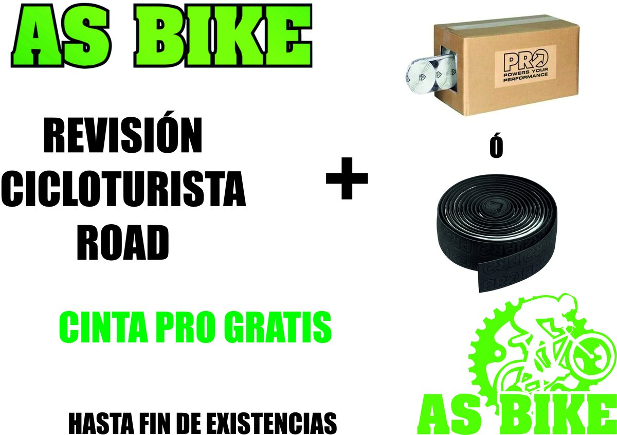 Revisión Cicloturista Road
- Gratis cinta de manillar Pro negra o blanca