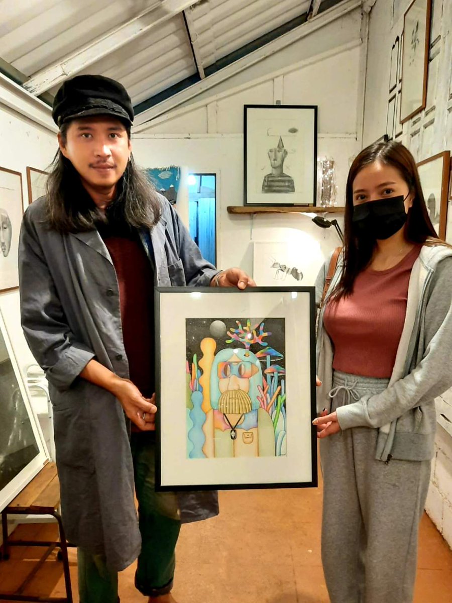 A46studio's tweet photo. Another physical sale. Well done 👍 Congratulations
Artist : @jongrak_art
#A46Studio #NFTTHAILAND #thaiartist #NFTCommunity https://t.co/Xcv94CTQLp