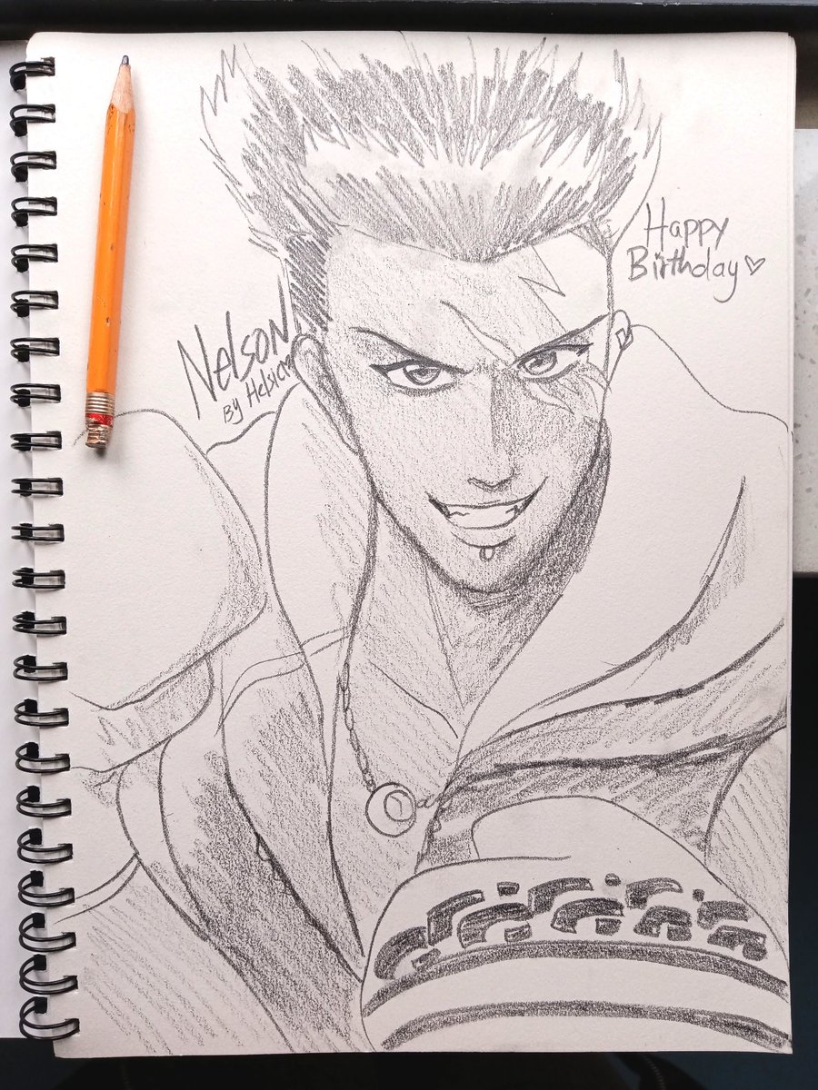 helsic's tweet photo. I'm late but I've been busy! here is a sketch for Nelson's birthday โค๏ธ
I really like Nelson's background story and his gameplay is fun!
#KOFXIV #Nelsonkof #fanart https://t.co/Irn7uuvX2O