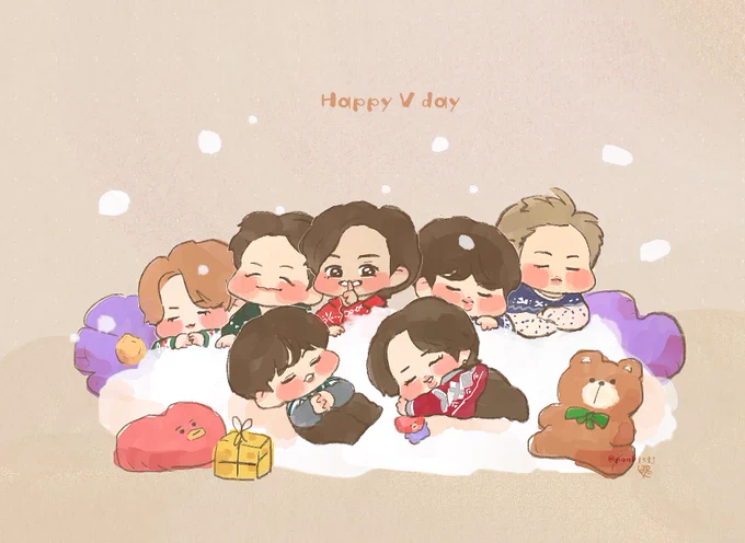 happy V day 🐻⛄️❄️️💜💖

#HAPPYVDAY
#HappyBirthdayTaehyung
#SoulSingerV
#아미바라기겨울곰_태형아생일축하해
#하늘에서내려준_12월의선물_태형
#태형이와아미는_꽃길을걷고있어
#아미의베프_태형아생일축하해
#사랑이태형이로태어난지_27년째
#愛するテテ27歳おめでとう
#BTS @BTS_twt 