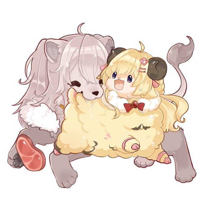 ししわたクッキング好きすぎて再アップ
#つのまきあーと 
#ししらーと 