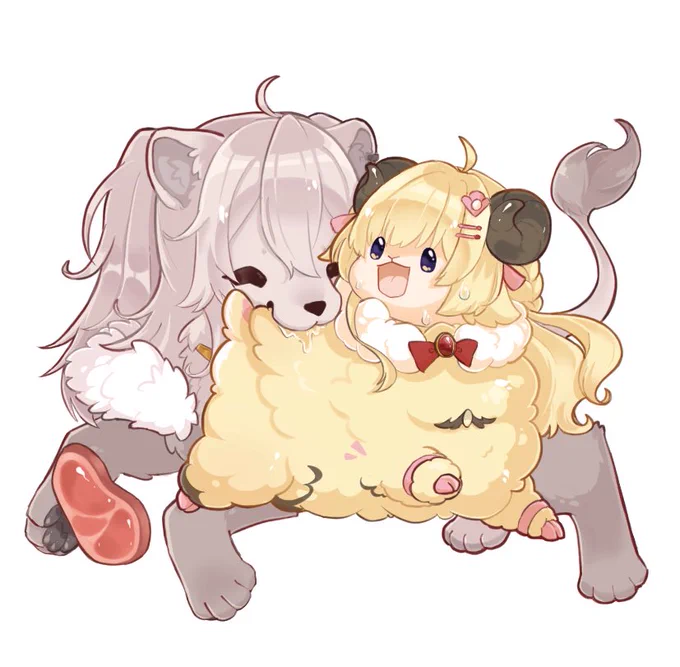 ししわたクッキング好きすぎて再アップ
#つのまきあーと 
#ししらーと 