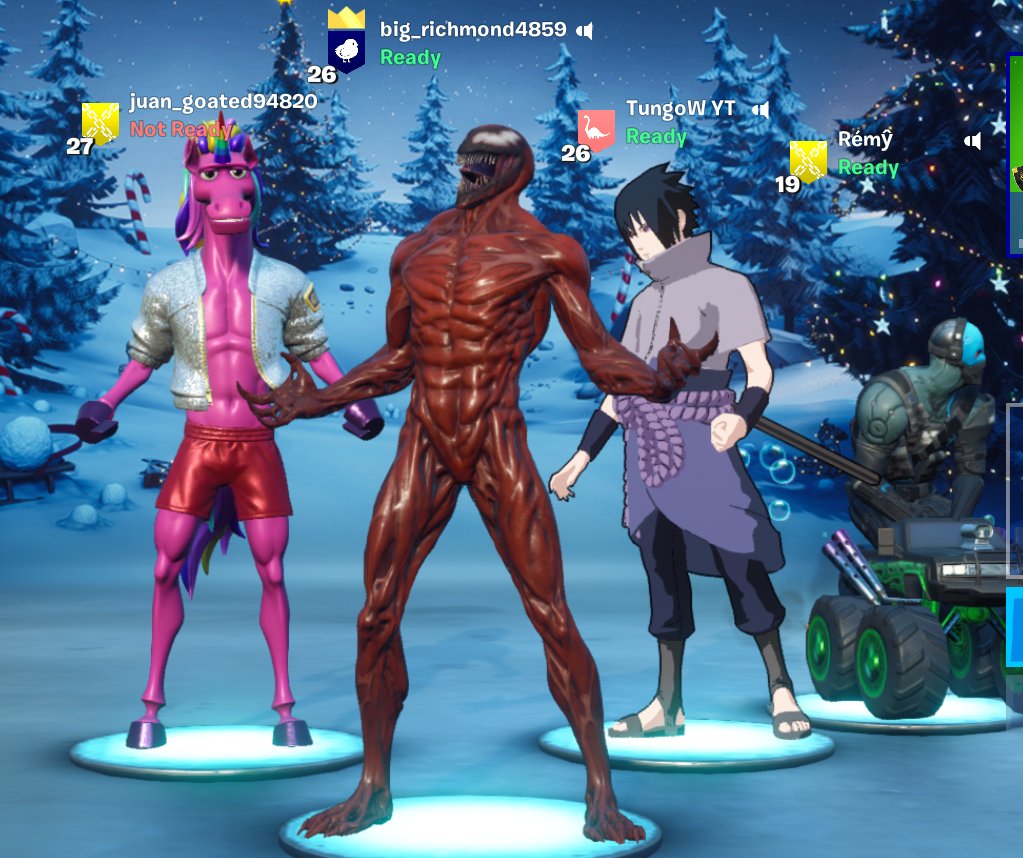 SQUAD FNCS <a href="/ElectryzFN/">mike</a> @atrixavich <a href="/PetrocTrelawny/">Petroc Trelawny</a>