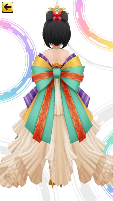 @imascg_stage 何という神々しい衣装・・・
鏡と勾玉の衣装があり八百万の神々を治める高天原の長、「天照大神」を彷彿とさせる完璧なデザイン、
これは手に入れるしかないじゃない・・・!🙏✨
#鷹富士茄子 #茄子 #デレステ 