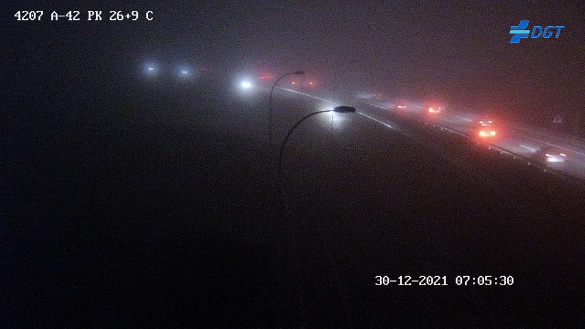 #FMA 🟡: Presencia de bancos de #niebla en la zona sur de la Comunidad de Madrid, que se encuentra en aviso amarillo de <a href="/AEMET_Madrid/">AEMET_Madrid</a> por ello. Rogamos especial precaución al volante.
⚠️🌫️

ℹ️ Más información y consejos a tener en cuenta: