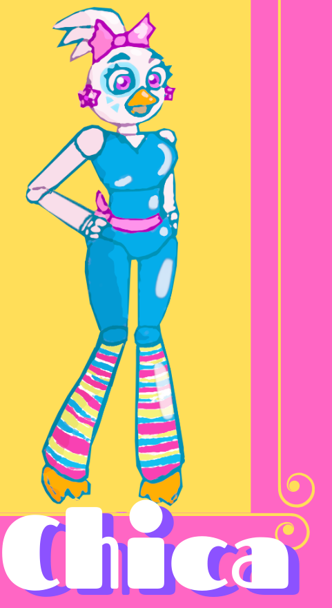 galaxygalll1's tweet photo. Ok hear me out, a 1980's work out Chica skin. #workoutbarbie #fnaf #fnafsecuritybreach #fnaffanart #fnafchica #glamrockchica #chica #nostolgia https://t.co/hCwLkb4vEn
