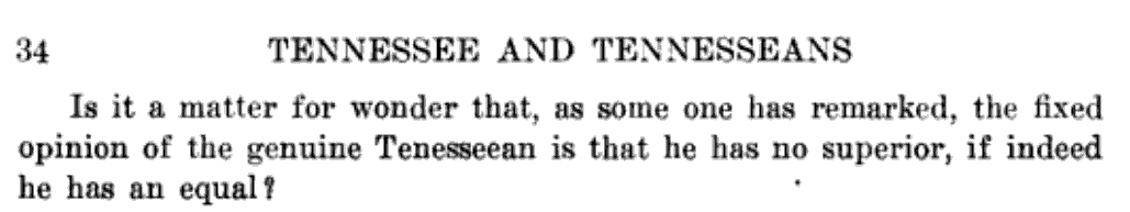 tngenweb's tweet photo. Lest we forget our pioneer ancestors' spirit --

Source: A History of Tennessee and Tennesseans: The Leaders and Representative Men in Commerce, Industry and Modern Activities · Volume 1 -- by Hale &amp; Merritt, 1913
Download free from Google Books
https://t.co/gUt5rzReFM https://t.co/8wDqkGJTQH