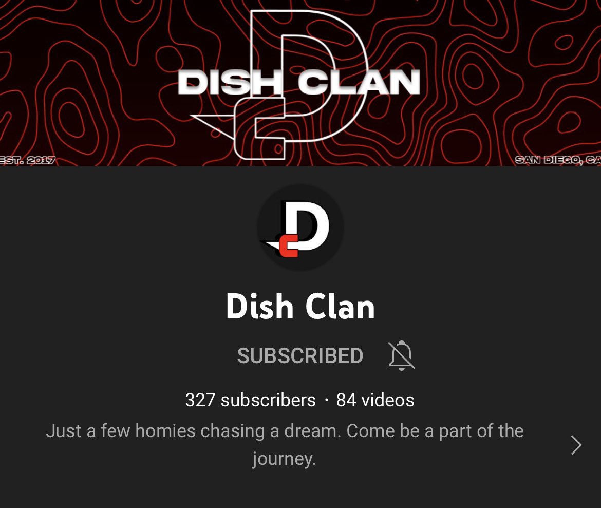 DishClan's tweet photo. Ending the year at 330 would be kinda nice doe, go tell yo sista to sub 🙏🏼 https://t.co/f7NAOYSIsd