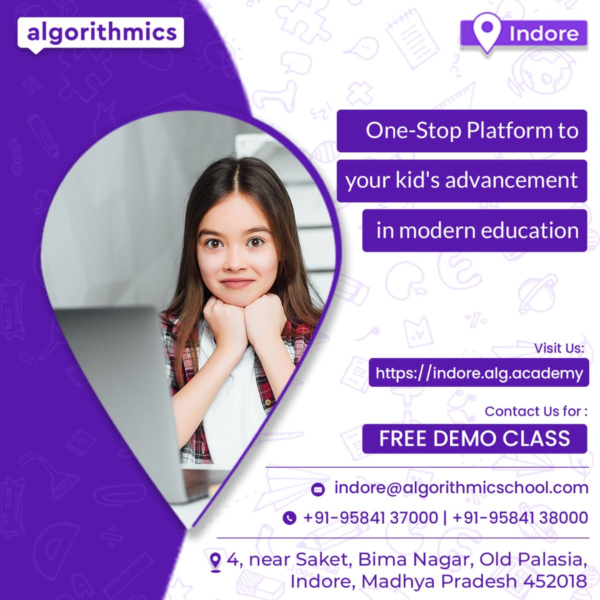 algorithmicsind's tweet image. The Algorithmics platform is used for computer science lessons in public schools of Azerbaijan across the country and currently, 220+ schools have included these lessons for their students
indore.alg.academy

#codingforkids #programming #python #scratchprogramming #coding