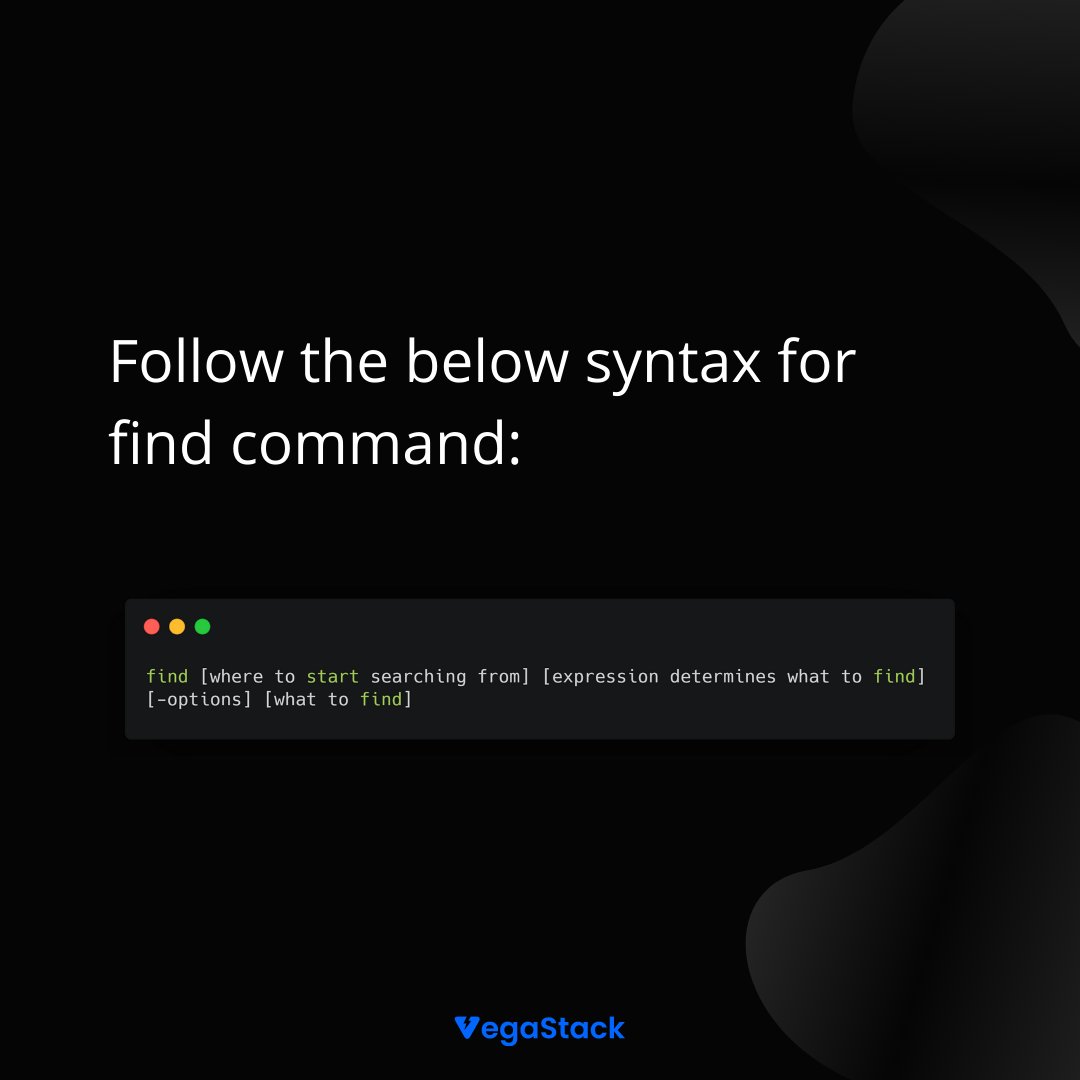 vegastack's tweet photo. Did you know how the Find command works?

Understand with an example 🔰

#terminal #devops #linux #commands #serveradmin #ubuntu #linuxcommands #automation #python #findcommand https://t.co/hhae1vjDpt