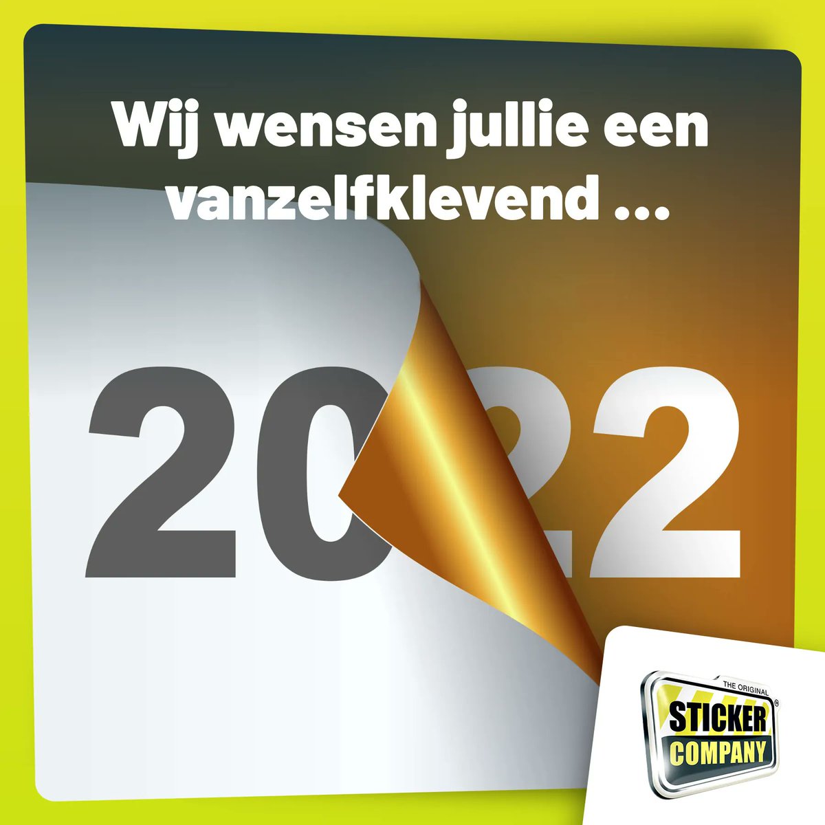 Wij wensen jullie een vanzelfklevend 2022!