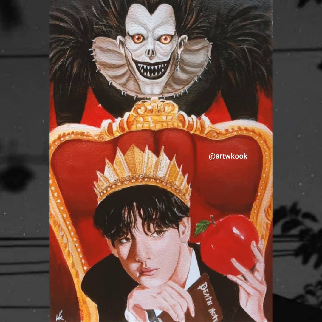 artwkook's tweet photo. Happy TAEHYUNG day 💜

Theme : TAEHYUNG X Death Note 

#HAPPYVDAY #HappyBirthdayTaehyung #HappyTaehyungDay #Taehyungbirthday #taehyungfanart #anime #DEATHNOTE #Vxdeathnote 
#btsfanart #BTS #BTSARMY 
#BTSV #KPOP https://t.co/AKnvT574Cc