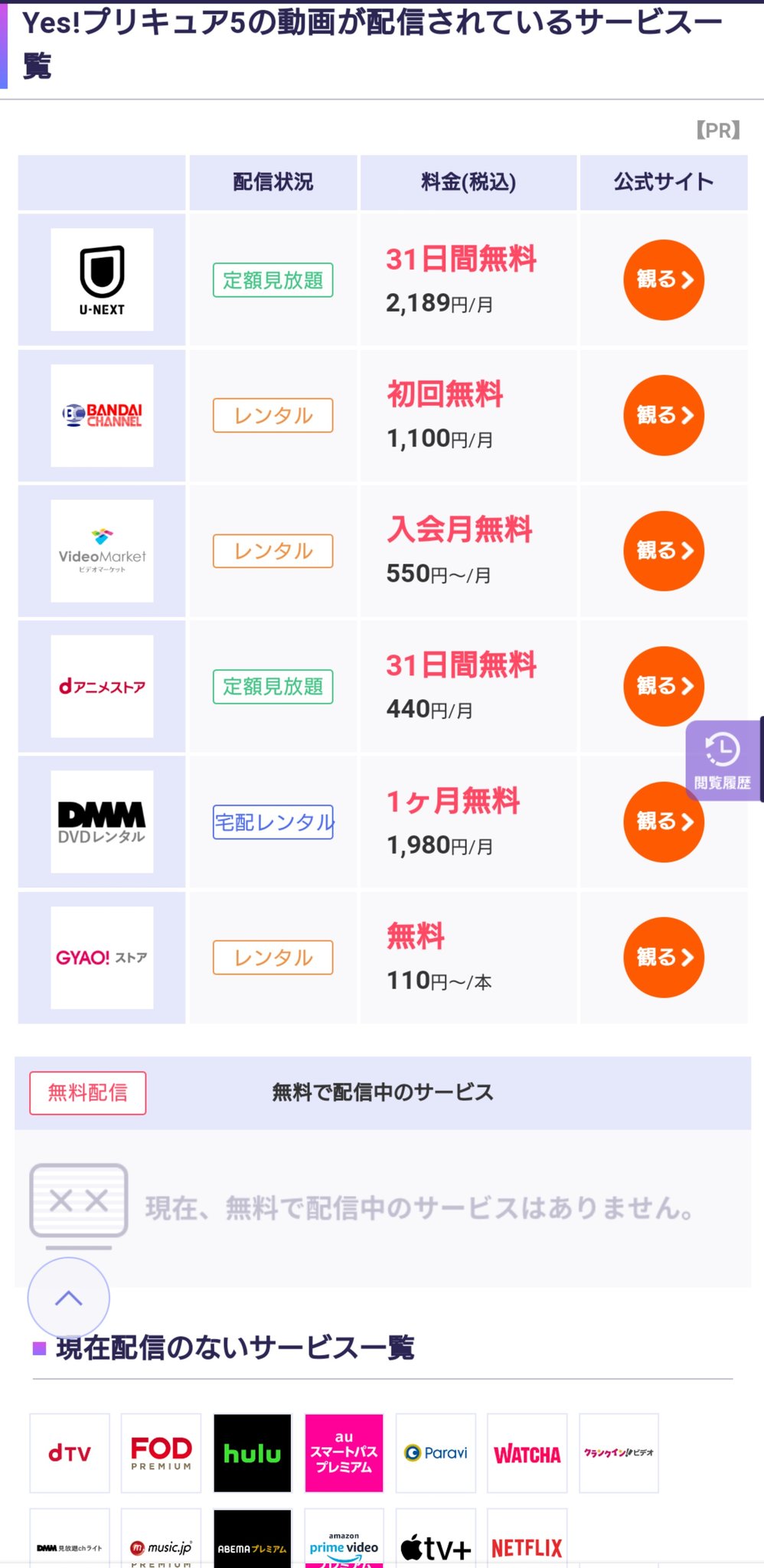 تويتر Maa على تويتر Irismimi418 軽く調べたけど プリキュア見れるなら Dアニメストアが定額安価 月440円 かなあ 登録や解約が面倒なら Gyaoだと1話ごとの支払いで登録不要らしい まとめ割引もある T Co 2xb6r2ipyx