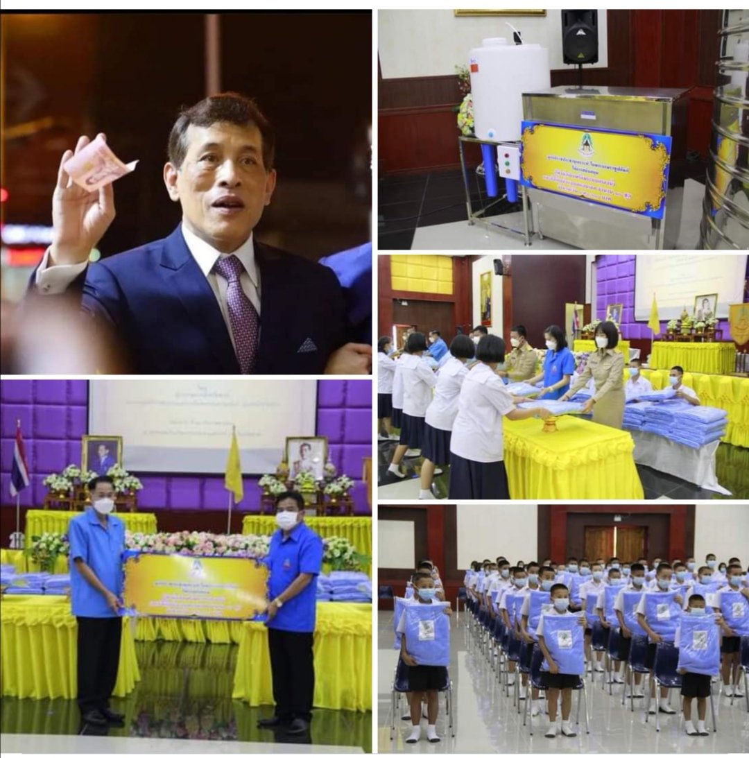 Shi_147's tweet image. 💛🌟🧣28 ธ.ค. 64​ ในหลวง​ โปรดเกล้า​ฯ​ให้​ มูลนิธิ​ราชประชา​นุ​เคราะห์​ จ.ตาก​ จัดพิธีมอบผ้าห่มกันหนาวพระราชทาน และตู้ทำน้ำเย็นพร้อมระบบกรองน้ำ และถังเก็บน้ำแบบสแตนเลส จำนวน 10 ชุด​ แก่นักเรียน​ โรงเรียน​ราชประชานุ​เคราะห์​ 55​ อ.เมืองตาก จ.ตาก

#เรารักสถาบันพระมหากษัตริย์