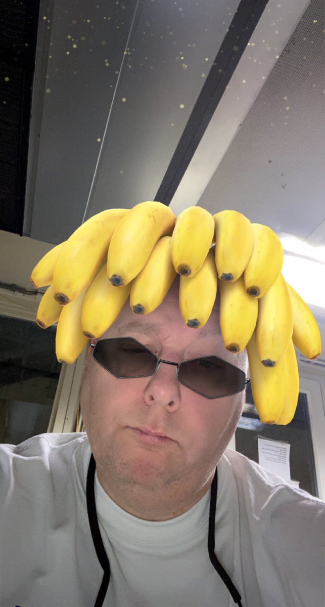 RunnImporta's tweet photo. Bananahead https://t.co/qkE12T5keY