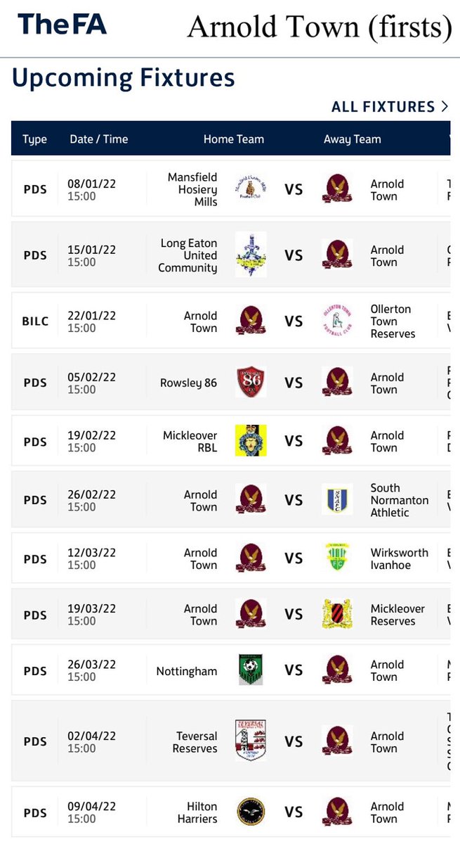 Arnold Town Football Club tweet media