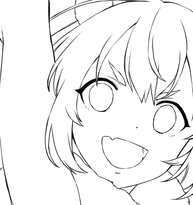 寒そうなお年賀絵描いてる 