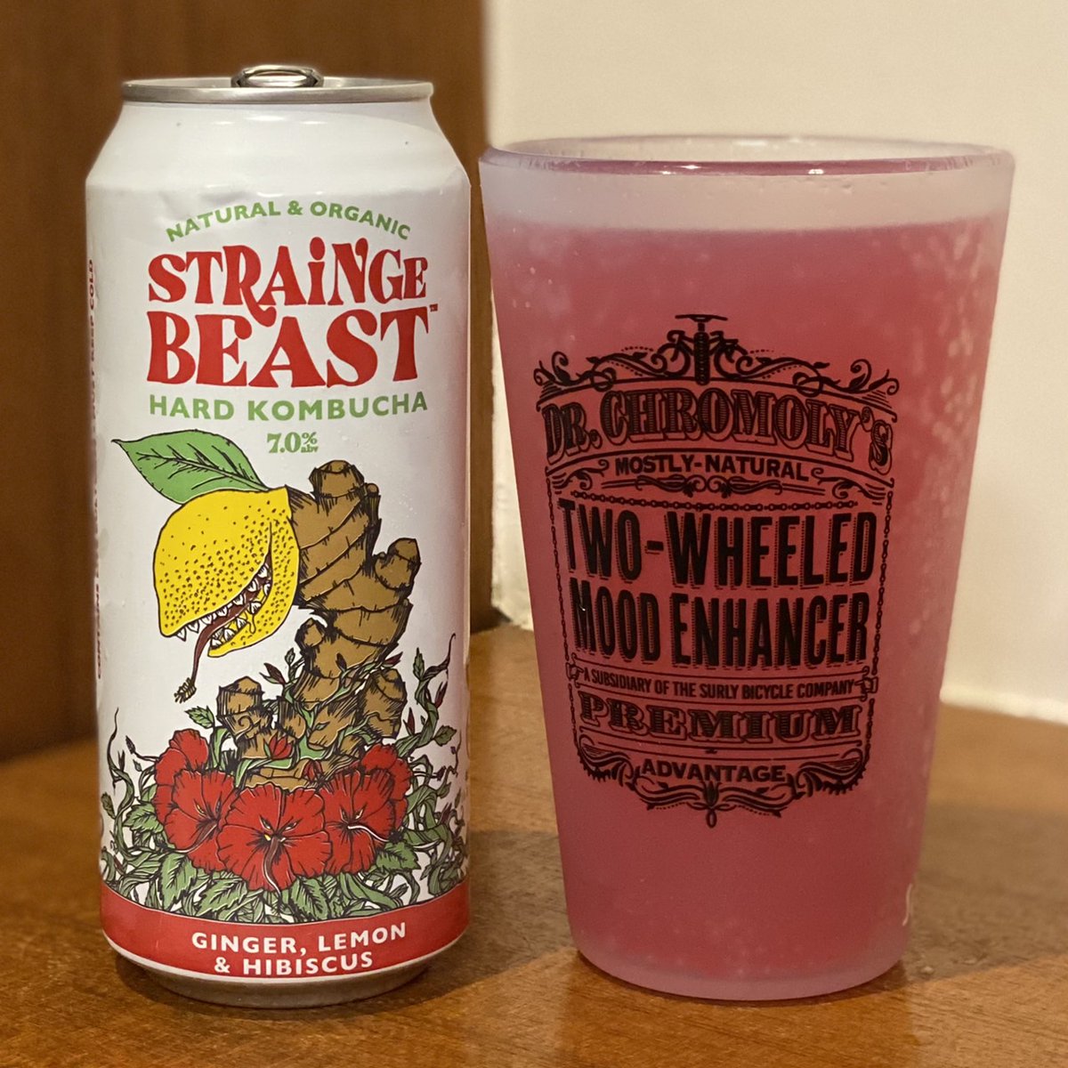 k97025's tweet photo. #craftkombucha
#SierraNevadaBrewery
#HardKombucha
#StraingeBeast Ginger, Lemon & Hibiscus https://t.co/lQjzrVSqM3