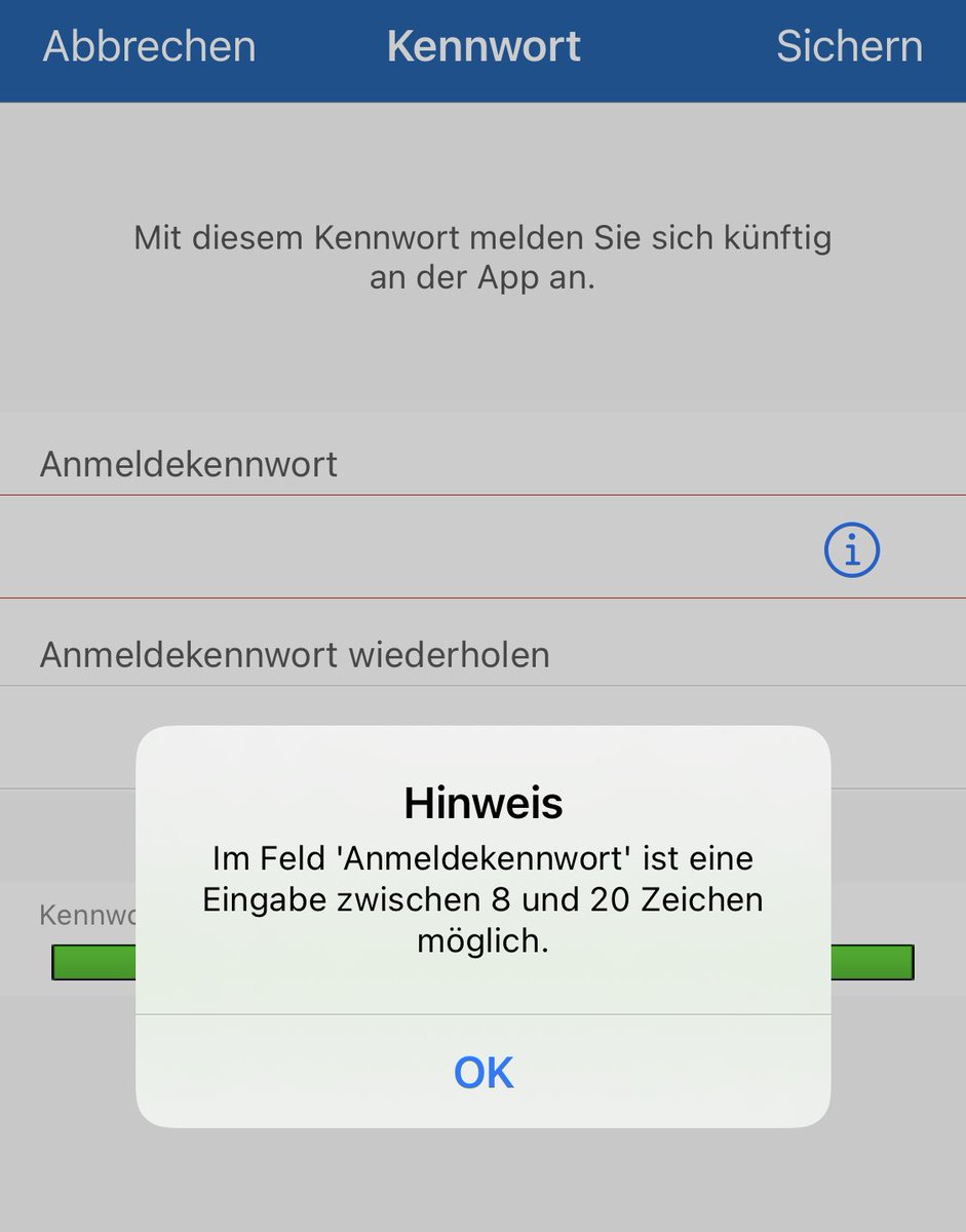 secuninja's tweet photo. hey @atruvia_ag max 20 zeichen? das geht besser… #vrbank #securego #security https://t.co/nNvB1Pqj6l