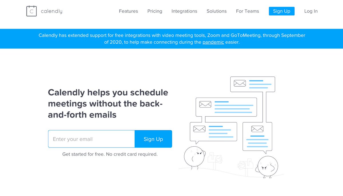 Calendly: Block your timings for which scheduled meetings can be done by your timings.