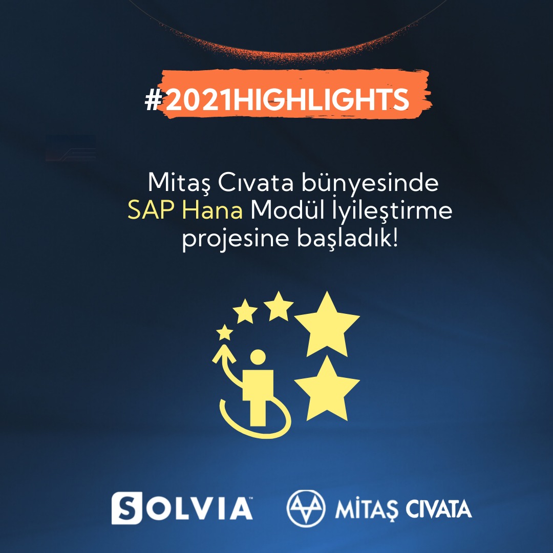 solviads's tweet photo. Solvia projelerinde #2021Highlights Vol3🤩
2021 yılında imza attığımız SAP projelerine göz atmaya devam edelim!
#Solvia #LetsSolveTogether #SAPProjects https://t.co/48zUvOV3EK