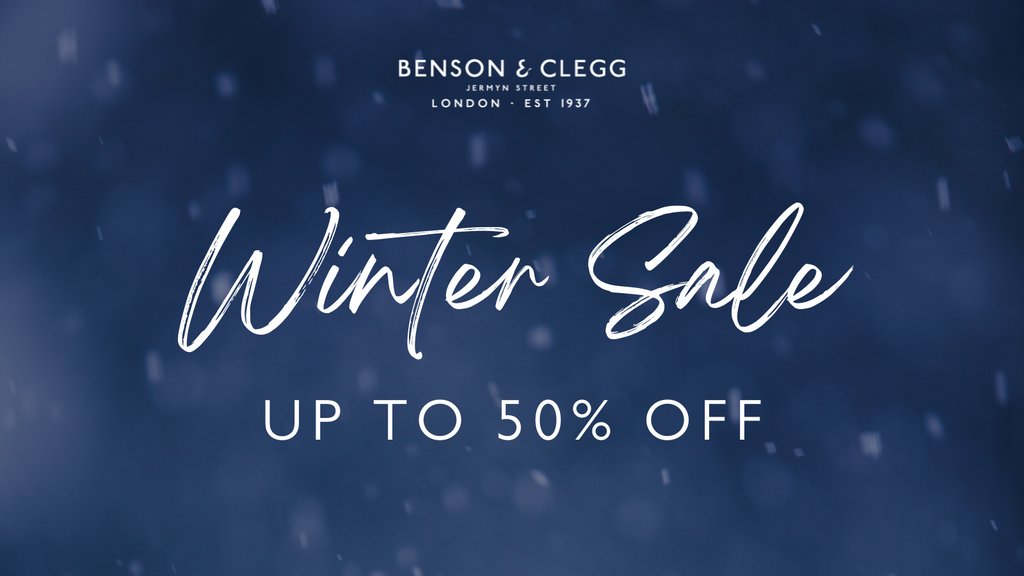 The Benson &amp; Clegg Winter Sale is now on!

From cufflinks and neckwear to blazer buttons and accessories, SAVE UP TO 50% on our most popular collections for a limited time, exclusively online.

SHOP NOW: l8r.it/5bHR

#BensonAndClegg #Sale