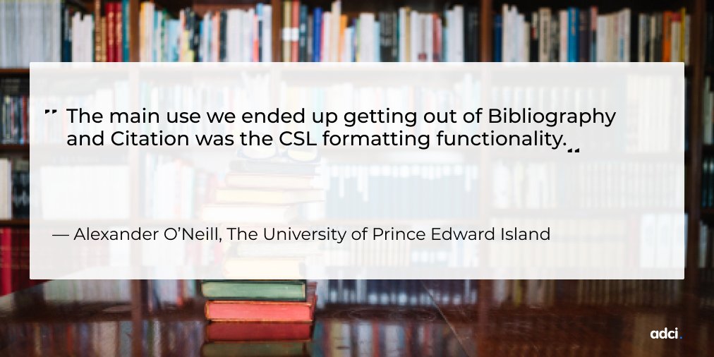 Bibliography & Citation tweet media