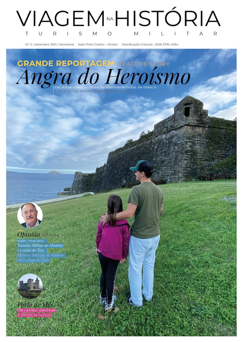 A Associação de Turismo Militar Português lança o 2º número da VIAGEM NA HISTÓRIA – TURISMO MILITAR, uma revista bilingue dedicada à promoção do património histórico-militar português e do Turismo Militar em Portugal.
Link: turismomilitar.pt/index.php?lang…