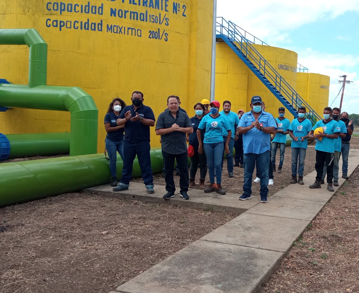Hidropaezca's tweet photo. 🔵#30Dic
Bajo las instrucciones de Nuestro Ministro G/D @RMarcoTorres en el Marco del #PlanRemate se ejecutó trabajos de rehabilitación integral en la P/P Calabozo para optimizar el suministro del vital líquido a más de 300mil habitantes.
@RMarcoTorres
@minaguasoficial https://t.co/l6rU1zmusl