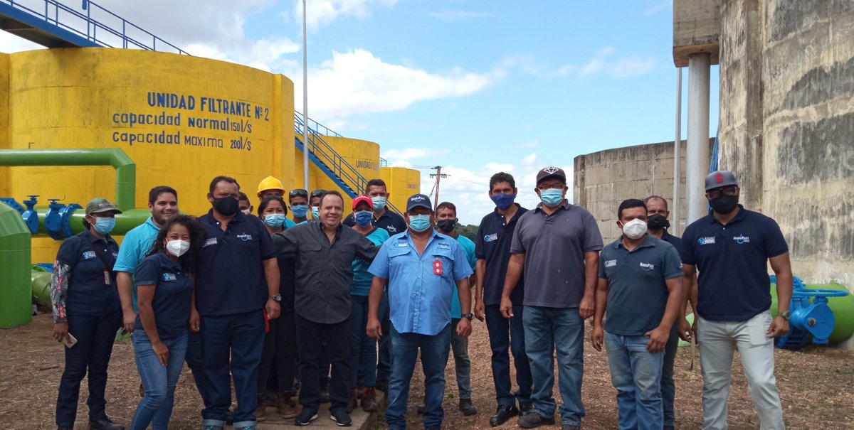 Hidropaezca's tweet photo. 🔵#30Dic
Bajo las instrucciones de Nuestro Ministro G/D @RMarcoTorres en el Marco del #PlanRemate se ejecutó trabajos de rehabilitación integral en la P/P Calabozo para optimizar el suministro del vital líquido a más de 300mil habitantes.
@RMarcoTorres
@minaguasoficial https://t.co/l6rU1zmusl