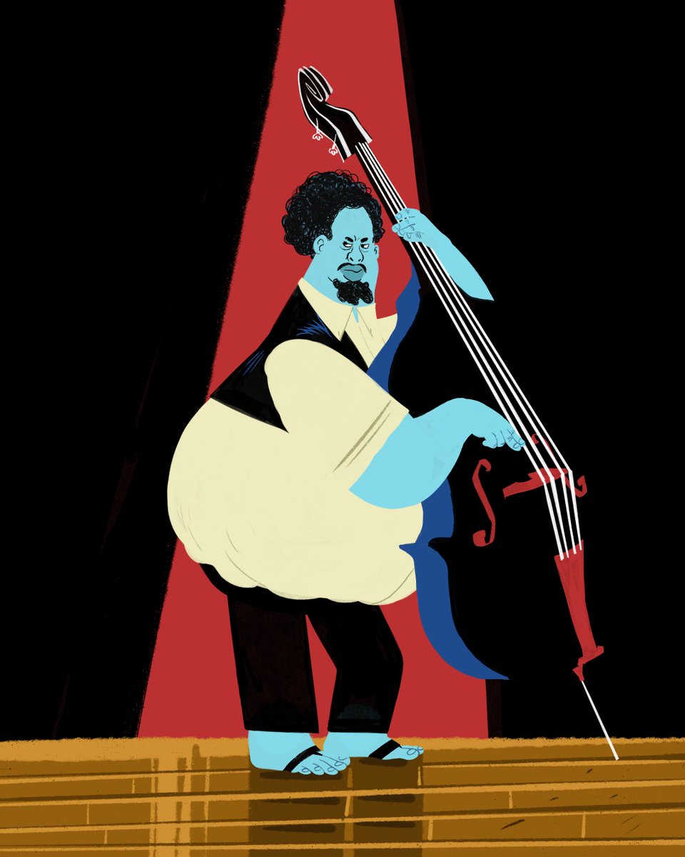 "la mia musica, quando suonata, non ha mai avuto lo stesso suono che sentivo nella mia testa" ❤️🎷🎼

[ Illo di  @kanjano_org ]