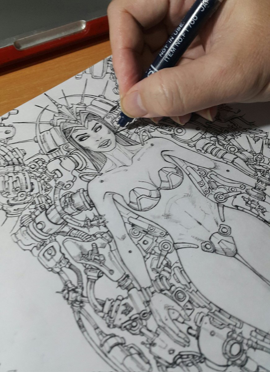 riyoman's tweet photo. Today's WIP... more ideas n details to be done and followed with color/animate... at least i've drawn 8 fin sketch for my future nfts...

Patience... as I enjoy every littlle things doing it 😸
#NFTartists #nft #nftcommunity https://t.co/be6w1K1KCa
