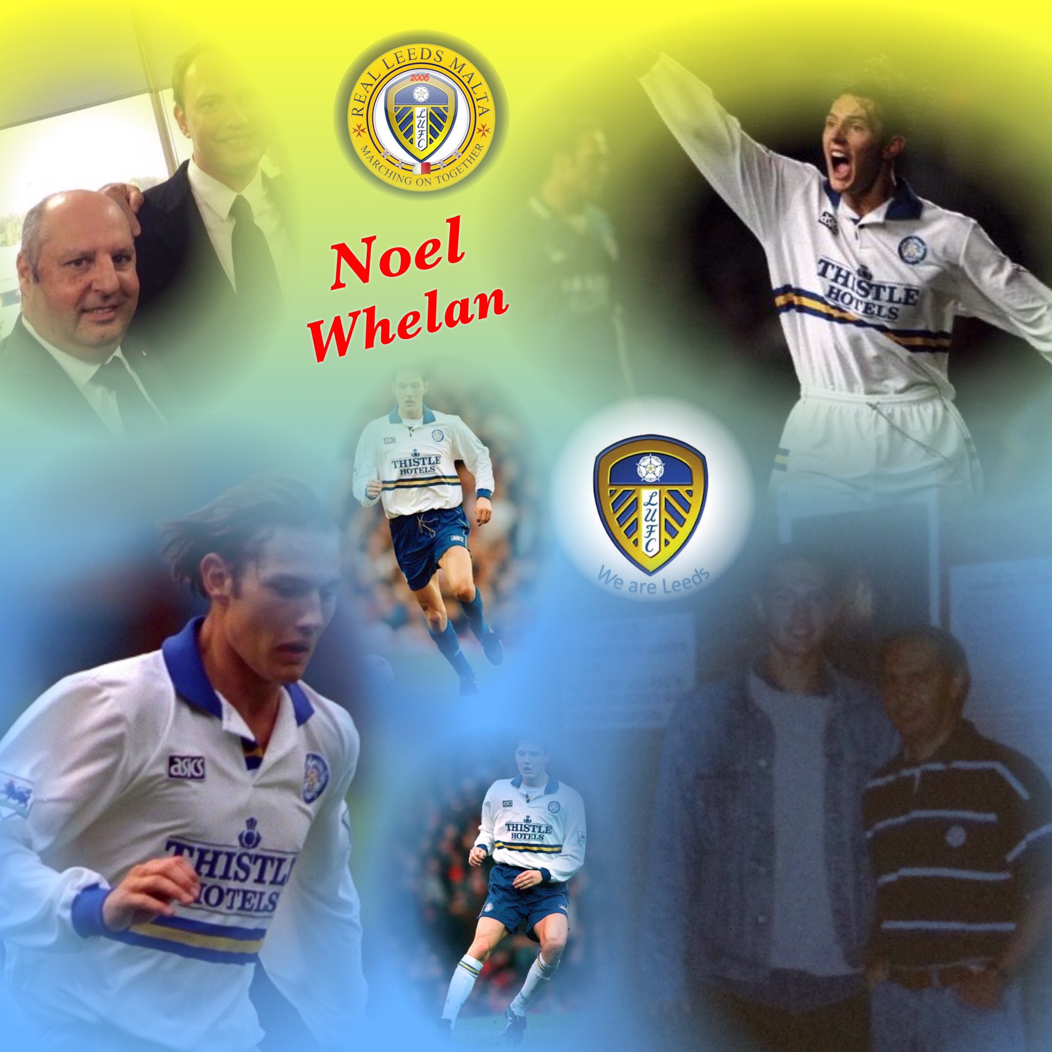 I just wish a very Happy 47gh. Birthday to my great friend and ex Leeds United striker NOEL WHELAN  today - MOT !!! 