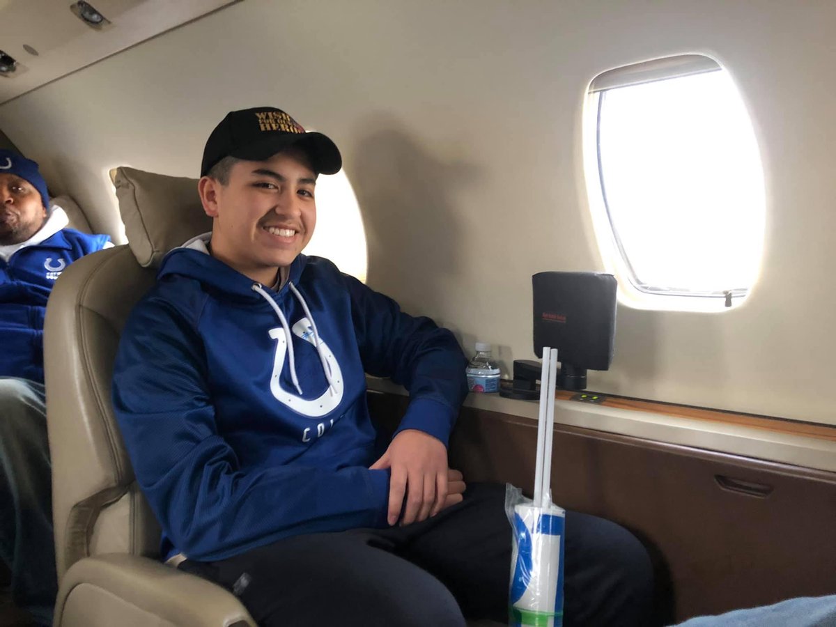 basschaos's tweet photo. 3 years ago I got a last minute text to jump on a plane and watch the @Colts demolish the Titans. Lucky for us, the airport is in our backyard. #SuckforLuck https://t.co/hycAsXtQga